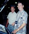 Setting up the old Jukebox.  
Harvey Wipp & John Cottrell :: Click photo for larger view