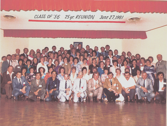 Class of 56 - 25th Year Reunion- June 27, 1981