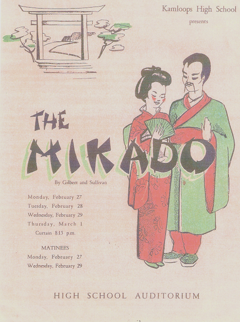 1956 Operetta - The Mikado
