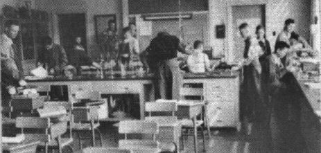 Frank Potter's lab - 1954
